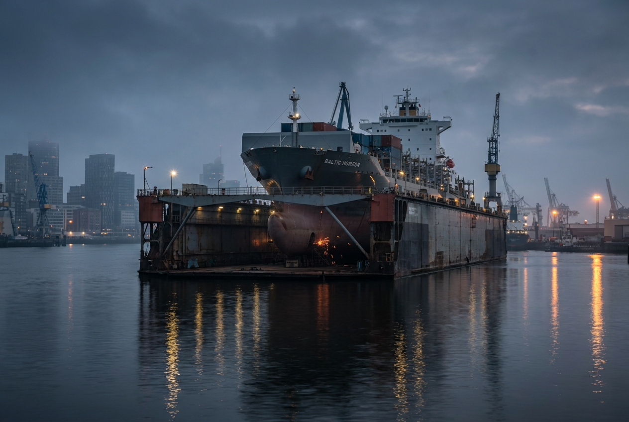 BLRT Expands Baltic Dock Capacity for Larger, Higher-Value Repair Work